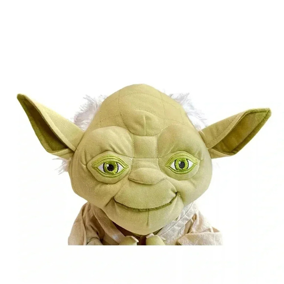 STAR WARS YODA Plush w/Hooded Robe Lucasfilm (TM) Jay Franco 18" - Picture 4 of 6